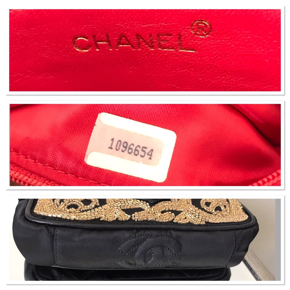 🌸sold🌸Vintage Black Chanel Mini Flap bag - Picture 6 of 8